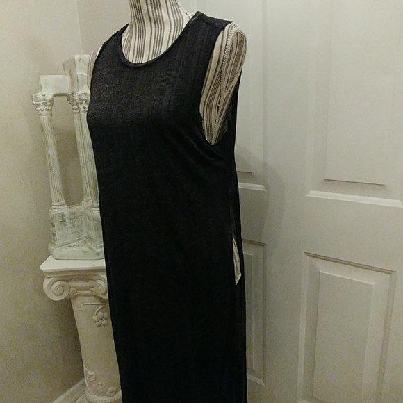 Forever 21 Sheer Black T Shirt Duster - Picture 2 of 7